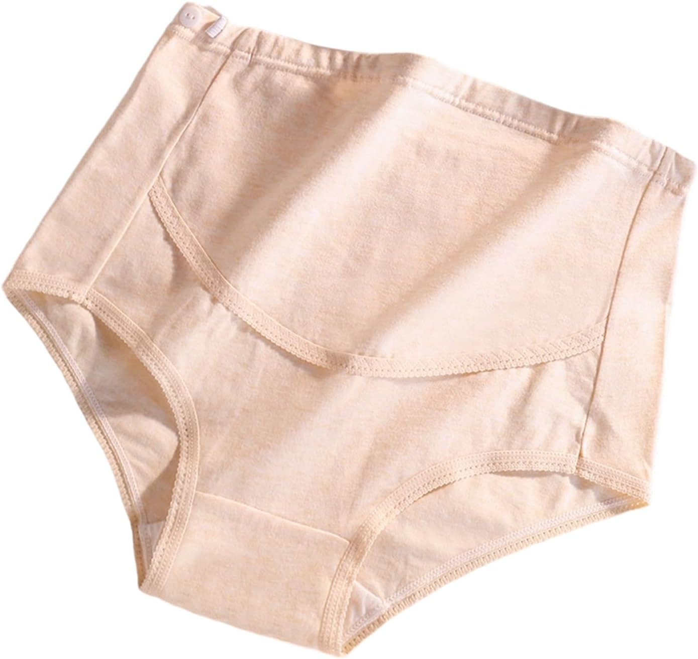 Breathable Cotton Pregnancy Panties Seamless Design Adjustable Elastic Comfort Waistband for Expecting Mothers Adjustable Belly