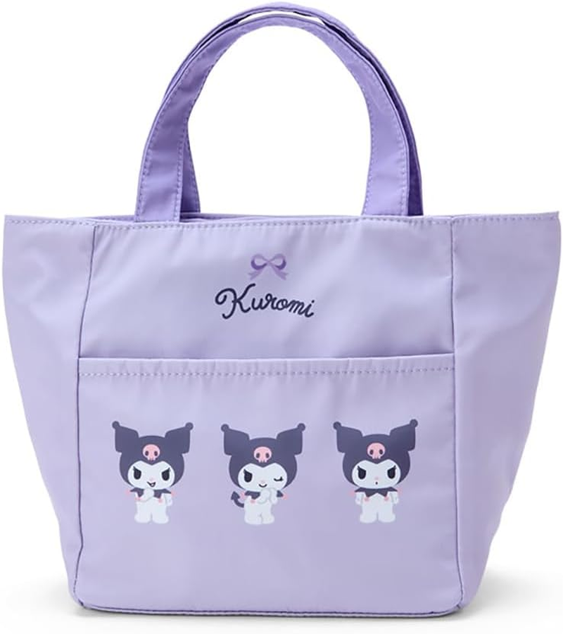 Sanrio 805572 Kuromi Insulated Lunch Bag, Kuromi-Chan Kuromi, 8.3 X 11.8 X 4.5 Inches (21 X 30 X 11.5 Cm), Character image number 2