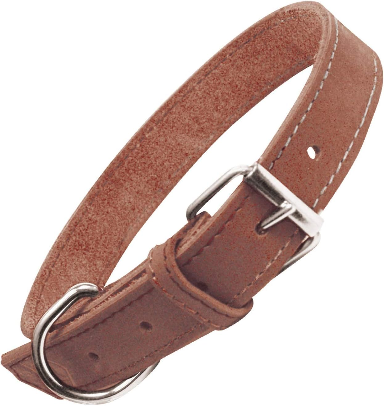 Gloria Nubuck Leather Dog Collar (60Cm) (Green), Green, 7 3/8 image number 3