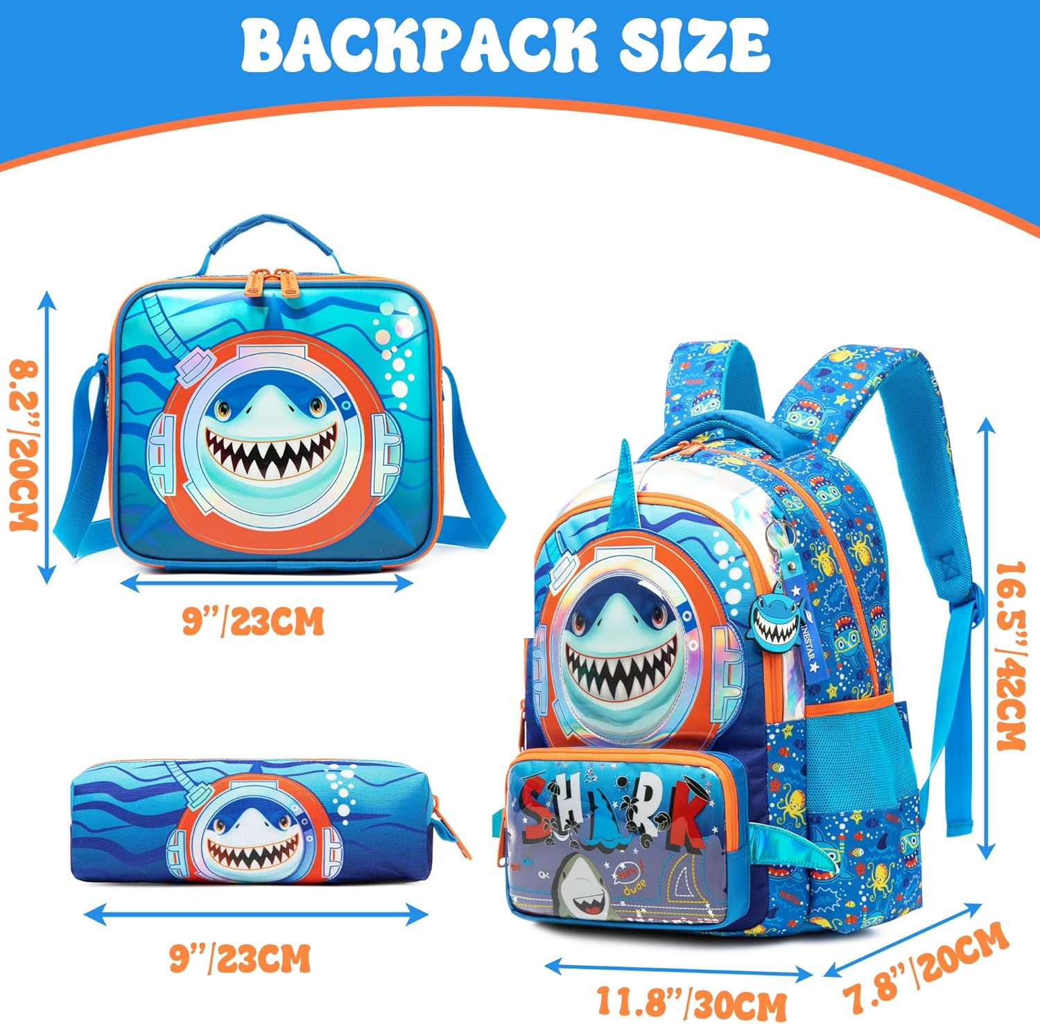 Meetbelify Kids School Backpacks for Girls Boys Backpack with Lunch Bag for Elmentary Students - 01 Butterfly image number 6