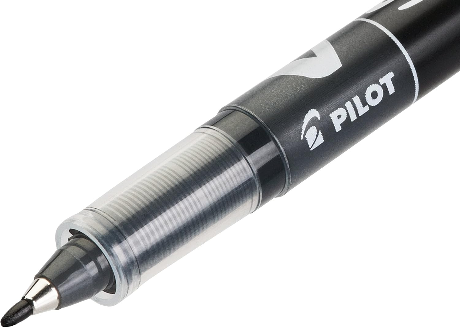 Pilot V-Sign Pen Liquid Ink Tip - Black (Pack of 4) image number 4