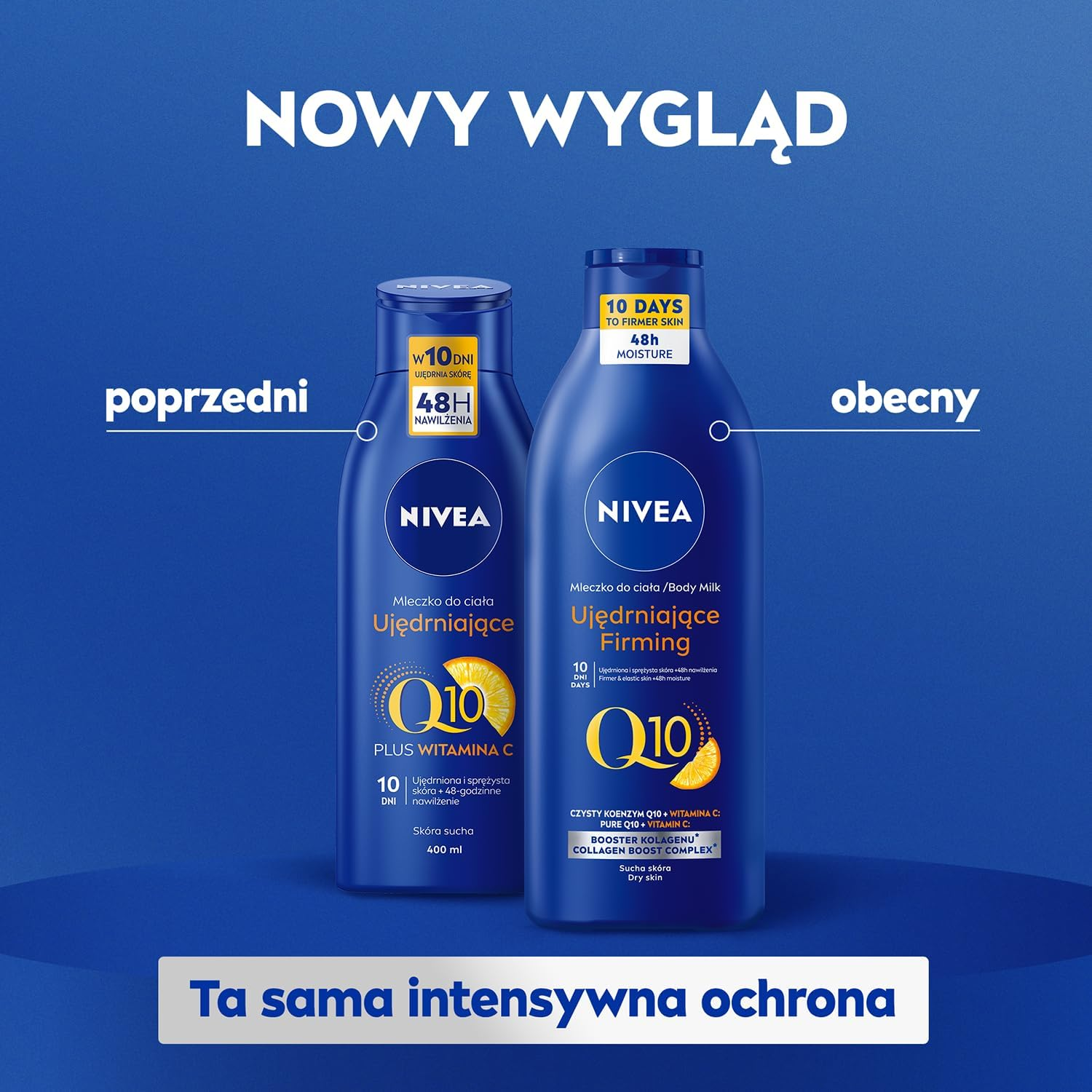 NIVEA Strengthening Body Milk Q10 plus 400 Ml image number 1