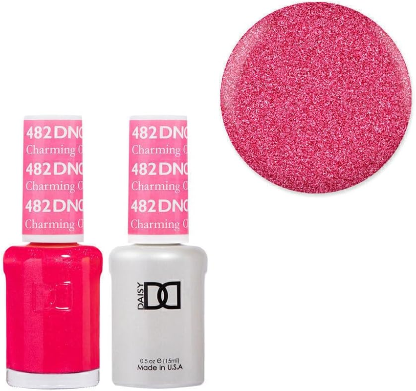 DND 482 Charming Cherry - Daisy Collection Gel & Lacquer Duo 15Ml