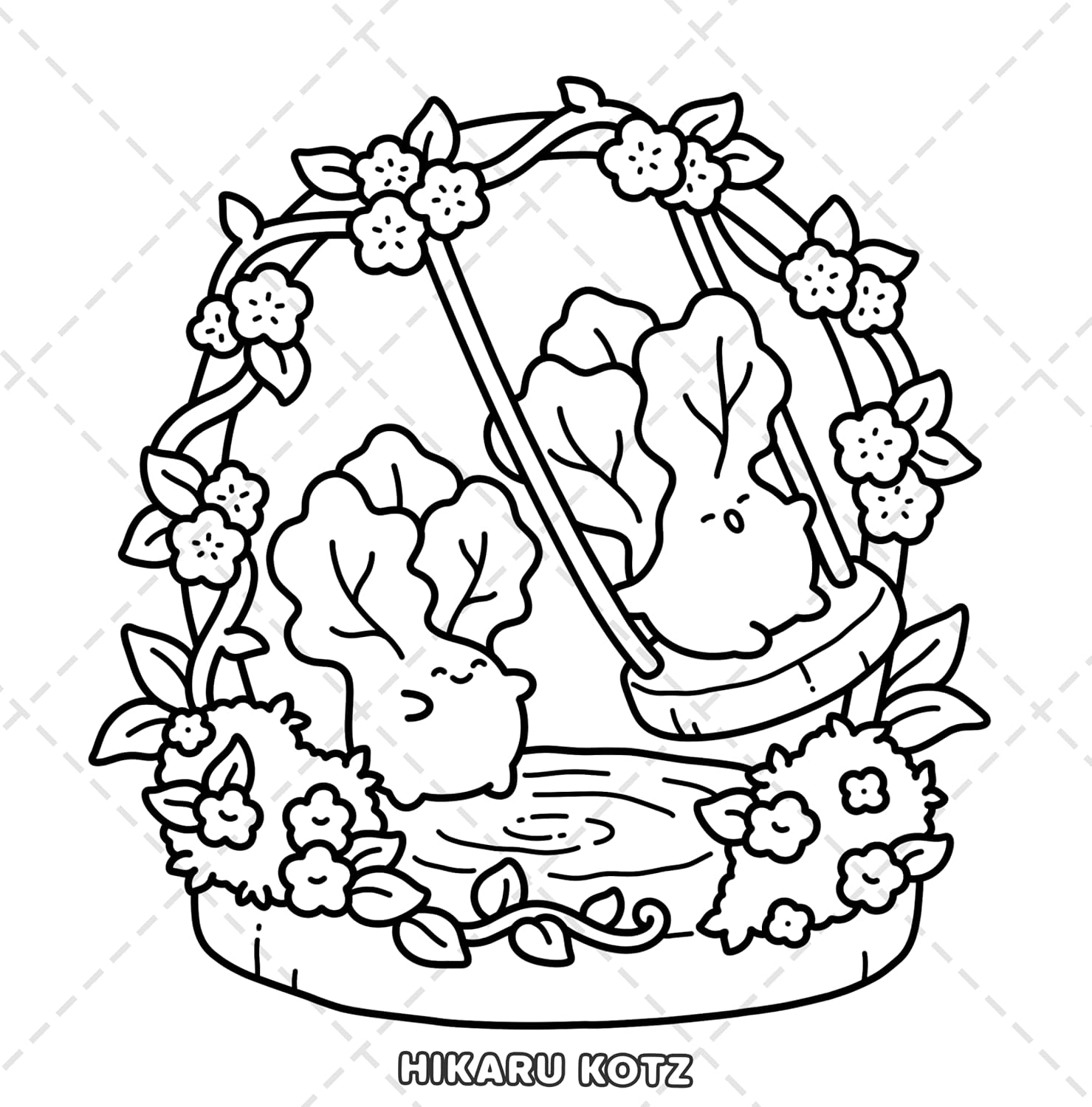 Veggie Life: Fruits and Vegetables Coloring Book for Adults and Teens image number 5