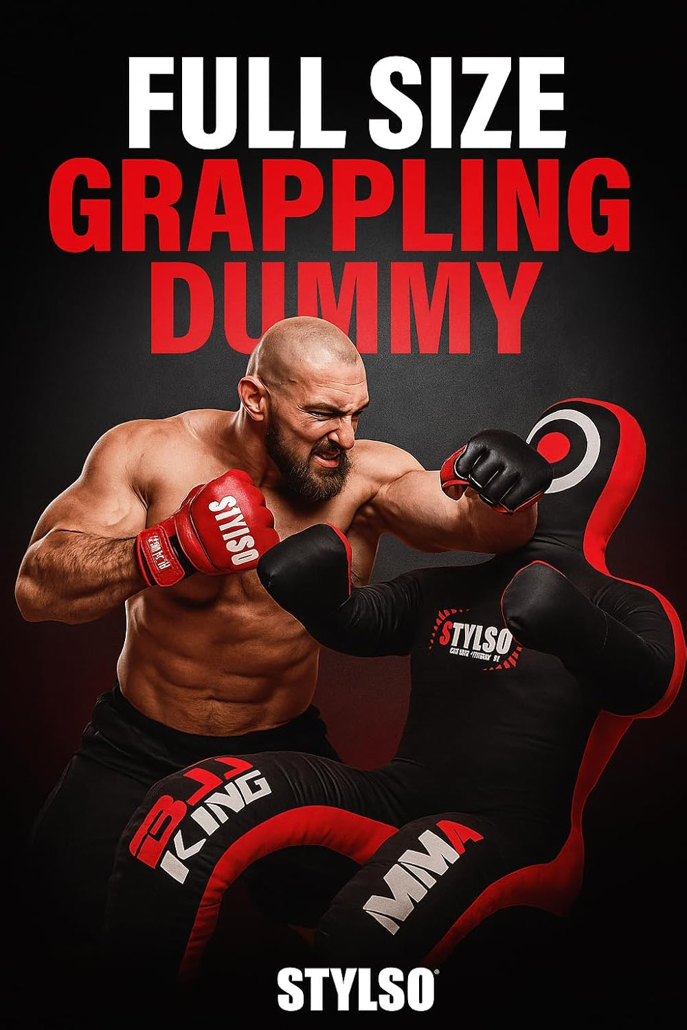 Stylso Un-Filled Grappling Dummy Wrestling Dummy Jiu Jitsu Dummy image number 6