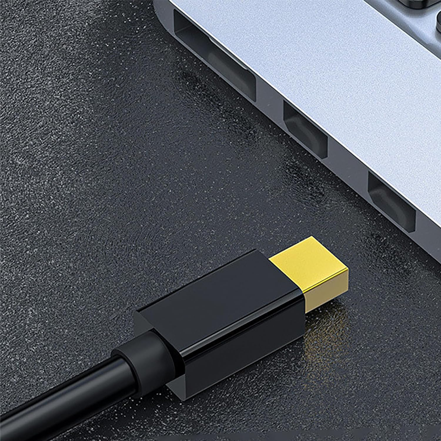 Tunghey Mini Displayport to VGA Cable, Mini Display Port DP to VGA Cable Adapter Male to Male (Thund-Erbolt and Thund-Erbolt 2 Port Compatible) for Monitor Display HDTV and Projector (1.8M) image number 6