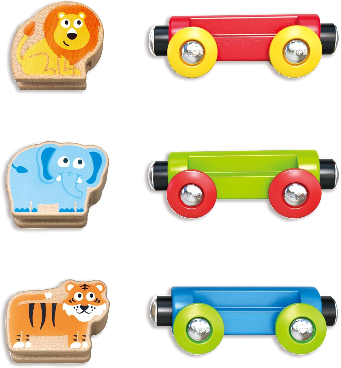 Hape E3807 Jungle Journey Train Toy 5.0 Cm*23.0 Cm*16.0 Cm image number 1