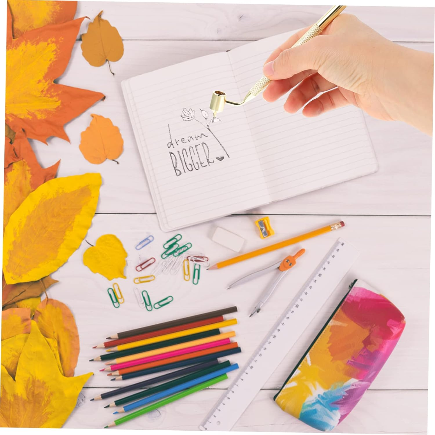 2Pcs Fluid Writer Pen Precision Touch up Paint Pen Paint Applicator for Tempera Inks Easy to Clean for Canvas image number 6