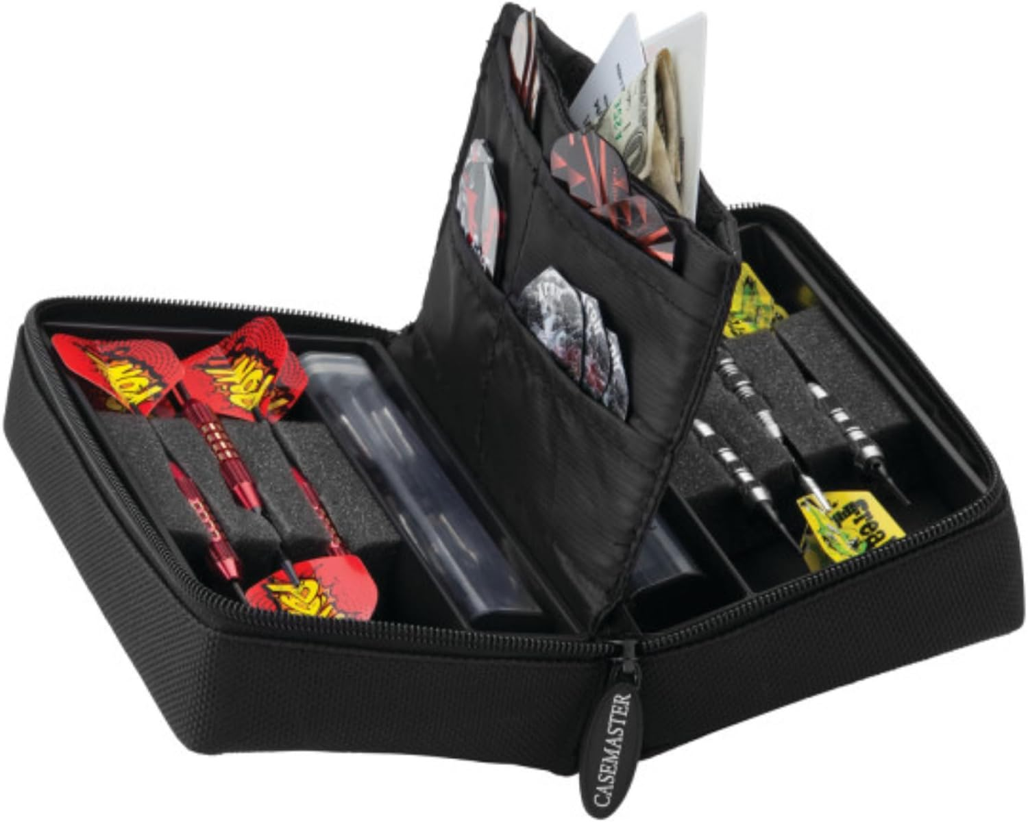 Casemaster by GLD Products Unisex-Adult Dart Nylon Storage/Travel Case 36-0901-01, Black, Approx. 0.71 Inch/1.8Cm image number 1
