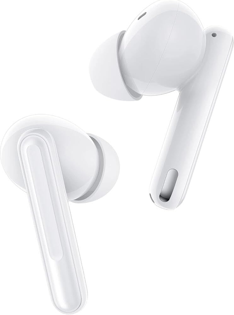 OPPO Enco Free2 Wireless Headphones, up to 30 Hours Runtime, Headphones: 41Mah, Charging Case: 480Mah, 42Db Active Noise Cancelling (ANC), Bluetooth 5.2, Sound Equalizer, USB Type-C, White image number 1