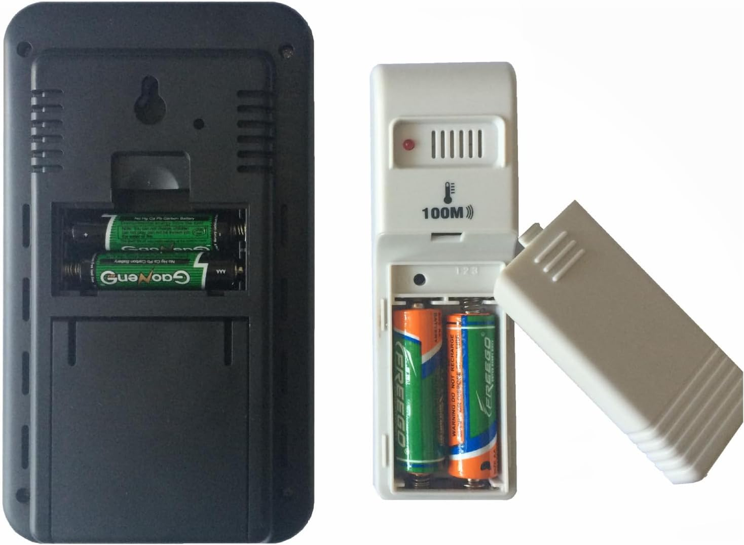 Meichoon Wireless Thermometer,Indoor & Outdoor Weather Station Digital Temperature Monitor Thermometer with Remote Control,Household Refrigerators,Ice Storage,Maximum and Minimum image number 5