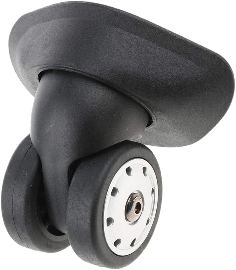 BAOBLADE 2 Pieces Small Suitcase Luggage Porous Wheels Replacement Casters for Trolley Black - Easy Installation image number 2