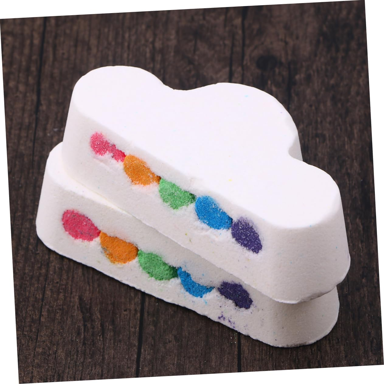 Healvian 180G Rainbow Cloud Bath Salt Essential Oils Salt Box for Moisturizing Skin Care image number 6