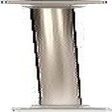 Amazon Basics 1" Wall Curtain Rod with Square Finials, 36" to 72", Nickel