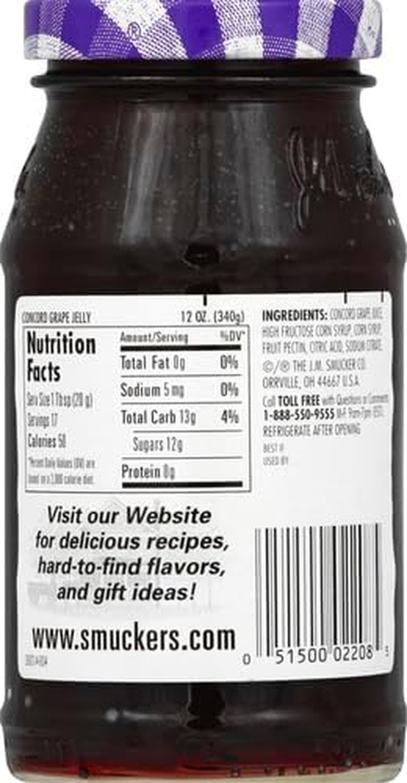 Smucker'S Concord Grape Jelly - Glas (340G) image number 2