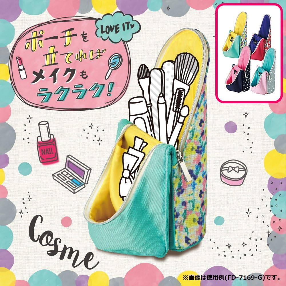 Sonic FD-7169-K Pouch Stand Pouch Master Lil Polka Dot Navy - Navy image number 6