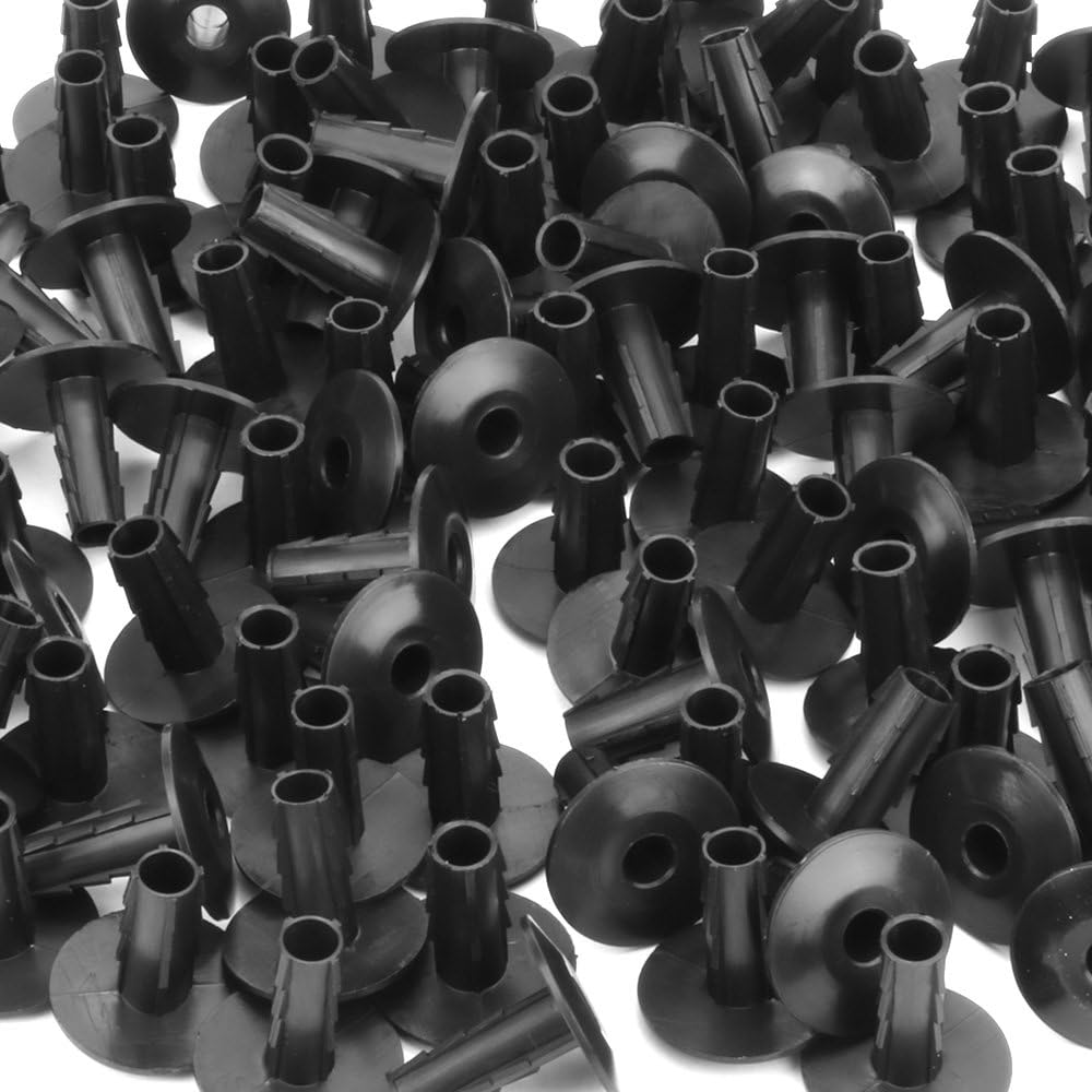 Skywalker Single Feed-Through Cable Bushings (Black / 100 Pieces) image number 2