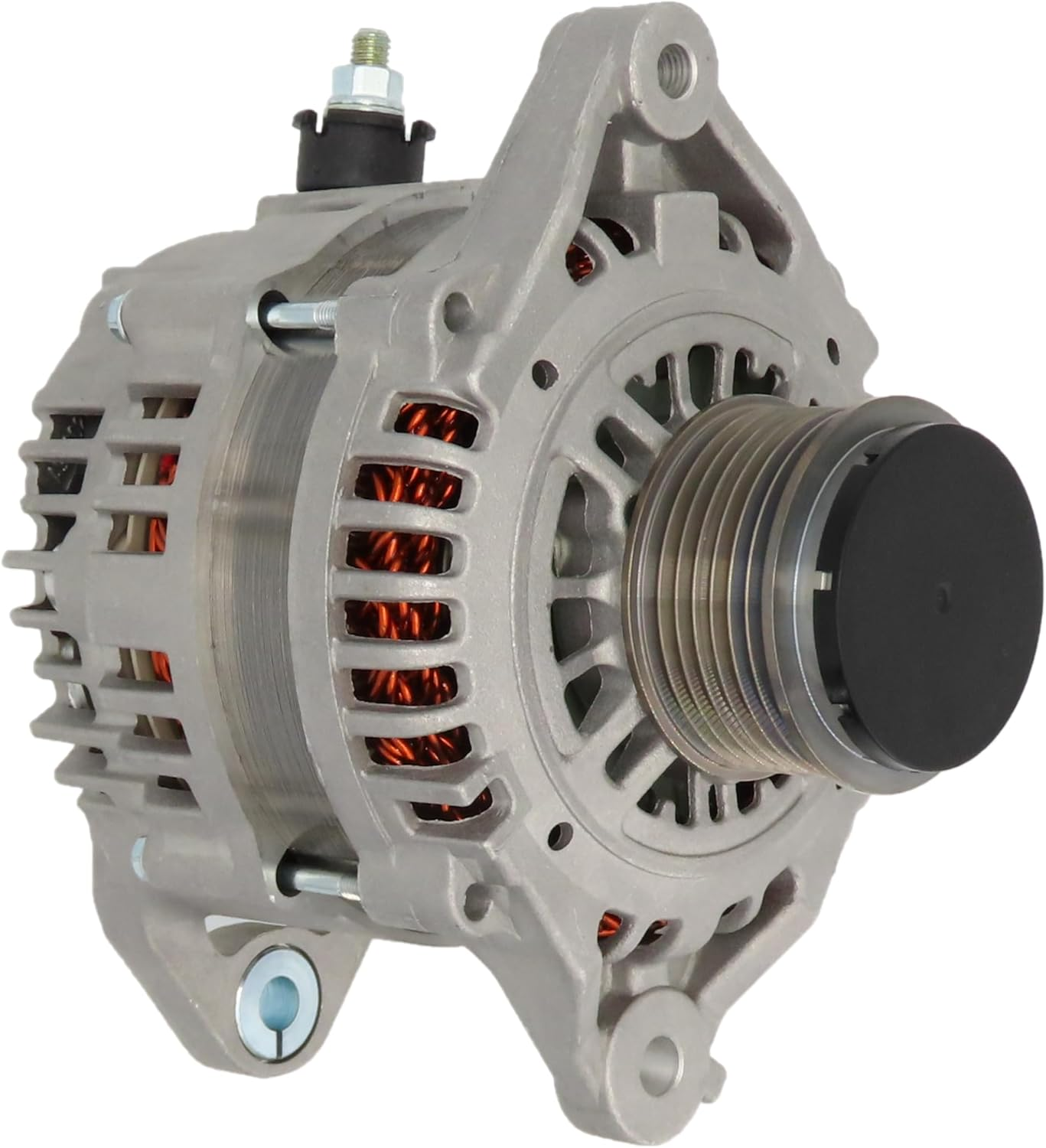 Unipoint Alternator UHA001 Replacement for Nissan Patrol GU Y61 3.0L Diesel, Navara D22 3.0L Diesel 2000 on ZD30DDTI ZD30T CRD Zd30Deuro4 23100-DB000 23100-DB00A 120Amp HXA099U HXA070 image number 1