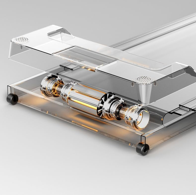 JHD 3 in 1 Walking Pad Treadmill APP Control under Desk Electric Treadmill for Home Compact Portable Walking Jogging Running Machine with Shock Absorption Non-Slip LED Display Low Noise image number 3