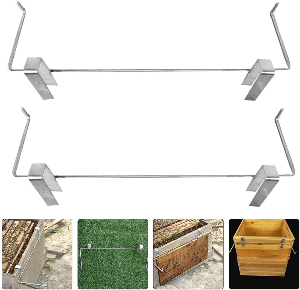 Beekeeping Frame Holder,Stainless Steel Bee Hive Frames Holder Gripper Beehive Lifter Apiarist Beekeeping Supplies Tool for Workshop Home Beekeeper (1PC)