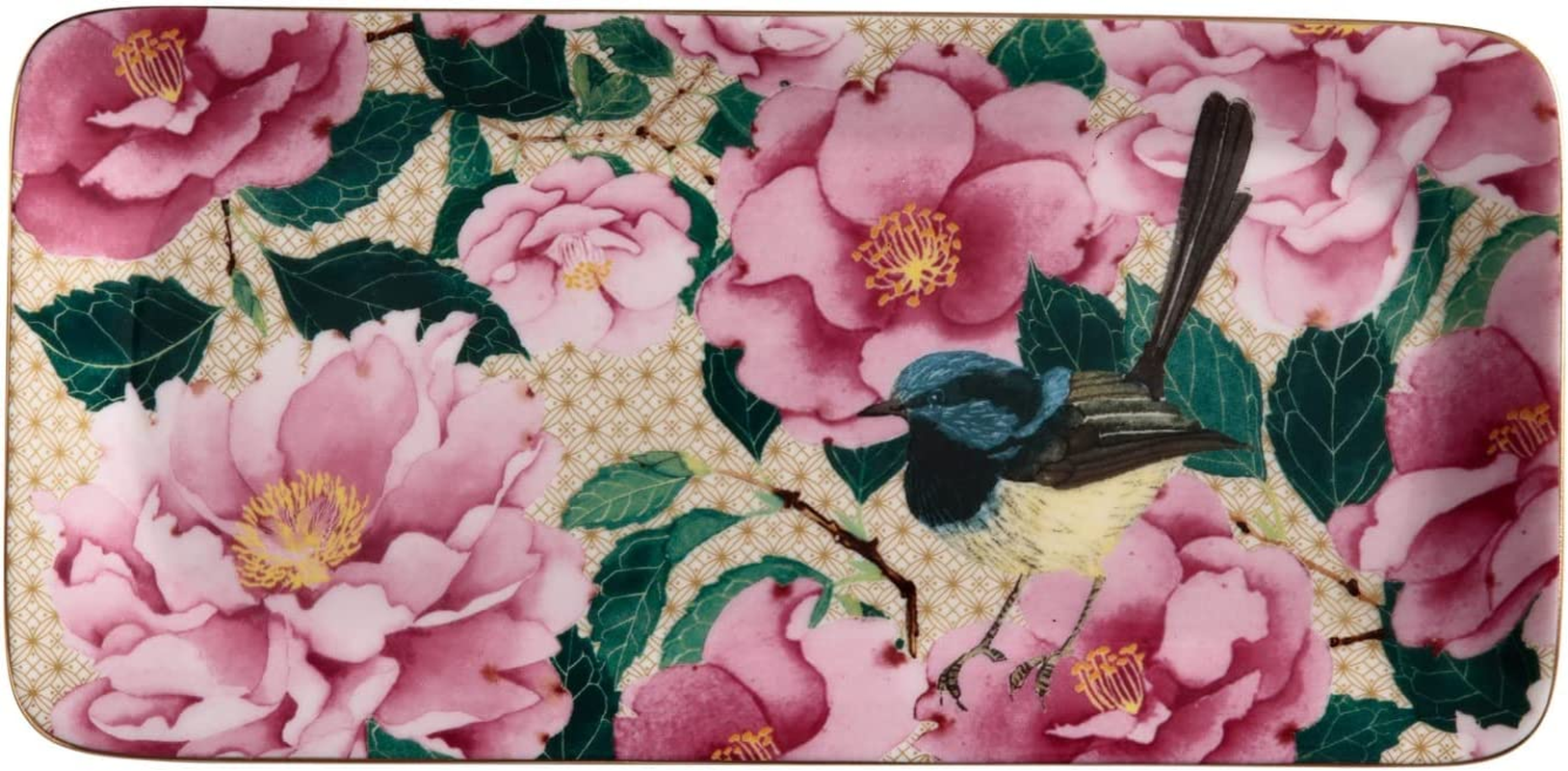 Maxwell & Williams Teas & C'S Silk Road Rectangle Platter 25X12Cm White Gift Boxed