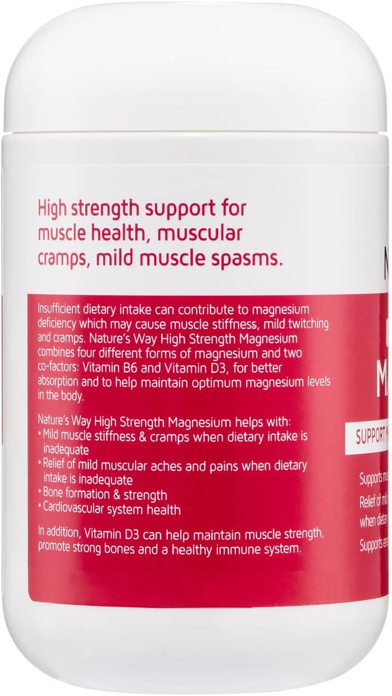 Nature'S Way High Strength Magnesium 150 Tablets image number 3