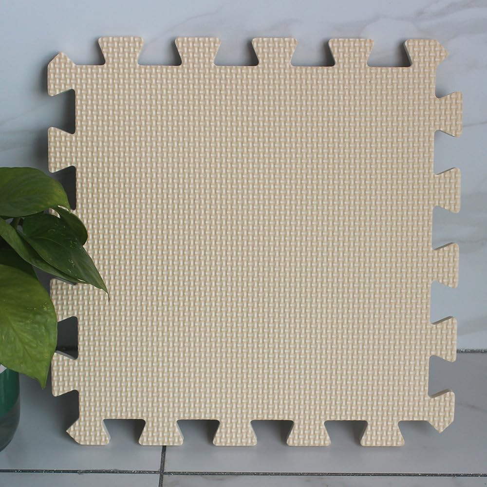 MQIAOHAM&reg; 18 Pieces Puzzle Play Mats, Soft Baby Play Mat, Kids Interlocking Foam Floor Tiles, Toddlers Carpet Playmats G301018-101110112