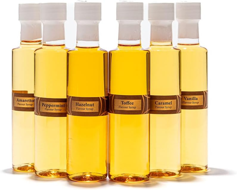 Tilz, Sugar Free Coffee Syrups Gift Set -Premium Sugar Free Syrup, Cocktail Gift Sets -Caramel Coffee Syrup, Vanilla Syrup, Hazelnut, Amaretto, Toffee, Peppermint, for Coffees, Hot Chocolate, Frappes image number 5