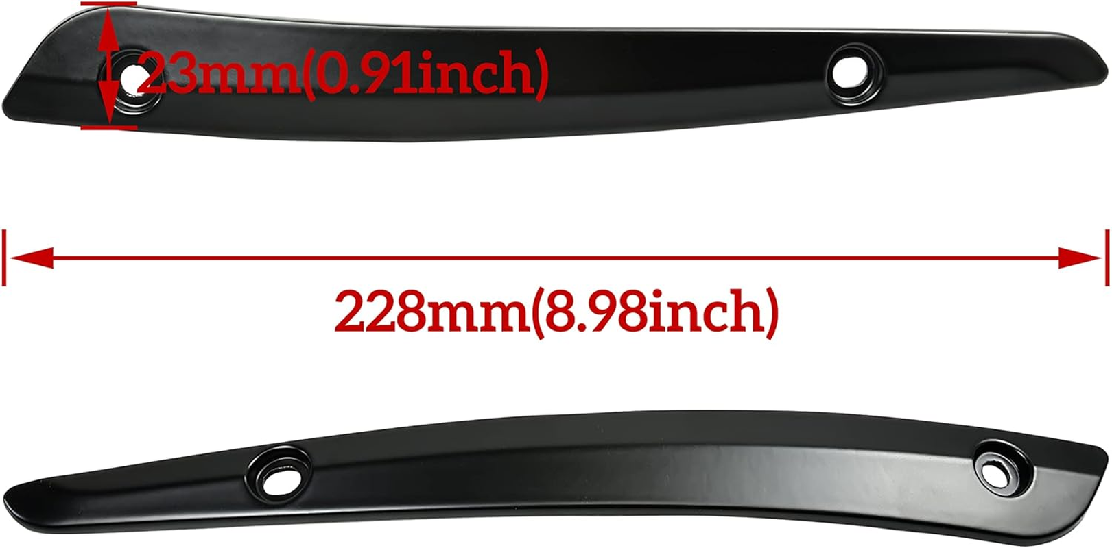 Motorcycle Windshield Side Trim for Harley Road Glide, Motorcycle Split Front Windscreen Side Trim for Harley Road Glide Ultra FLTRU FLTRX Special FLTRXS 2015-2022 Accessories (2PCS) image number 1