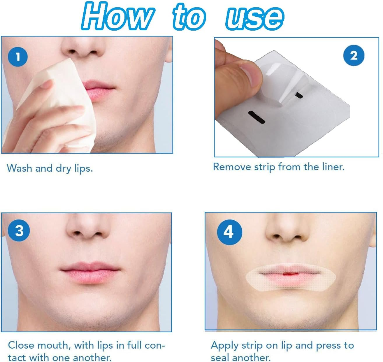 120Pcs Mouth Tape Sleep Strips, Adults and Children Sleep with Closed Mouth Patches, Open Mouth Breathing Correction Patches, Open Mouth Breathing Correction Patches, Snoring Reduction image number 6