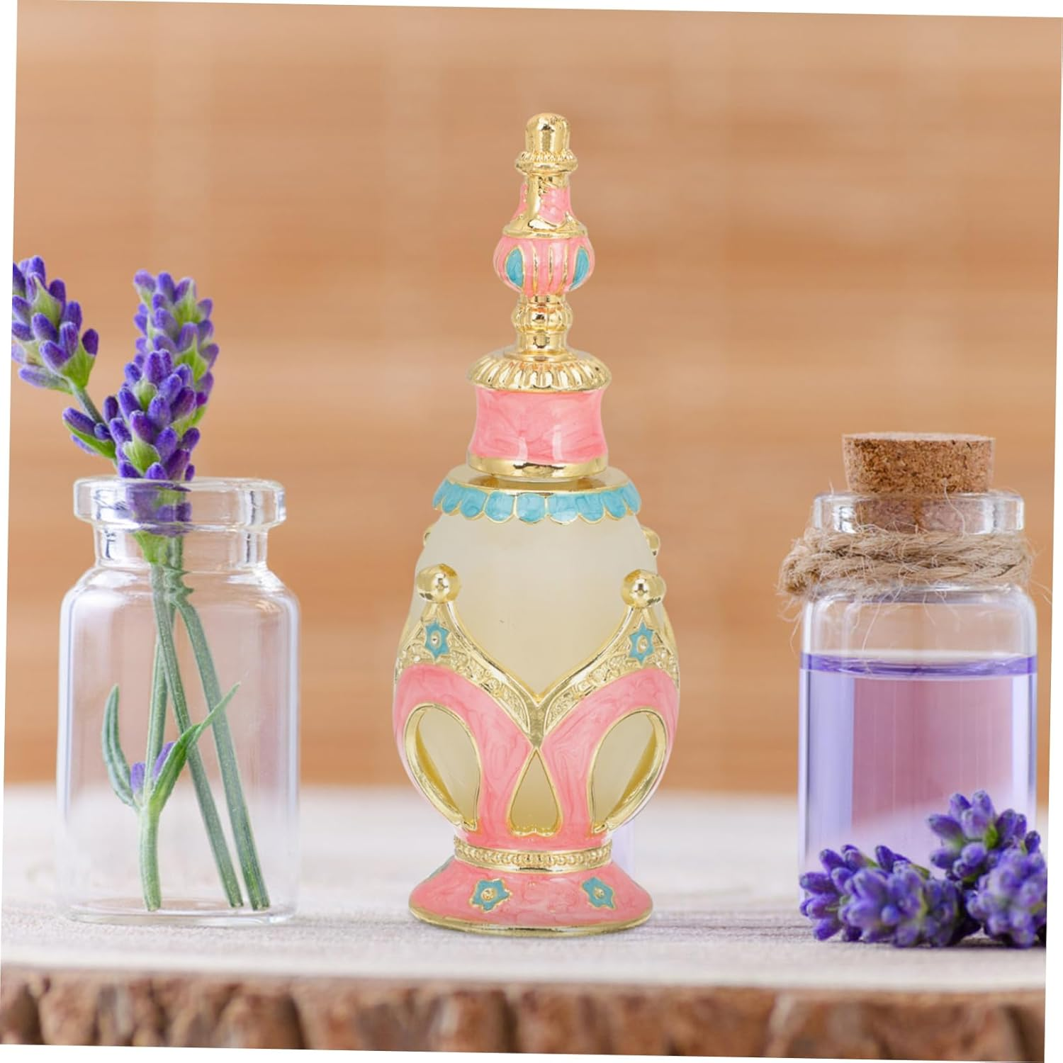 Refillable Essential Oil Bottle Aroma Perfume Bottle Screw Cap for Home Fragrance Car Perfume image number 4