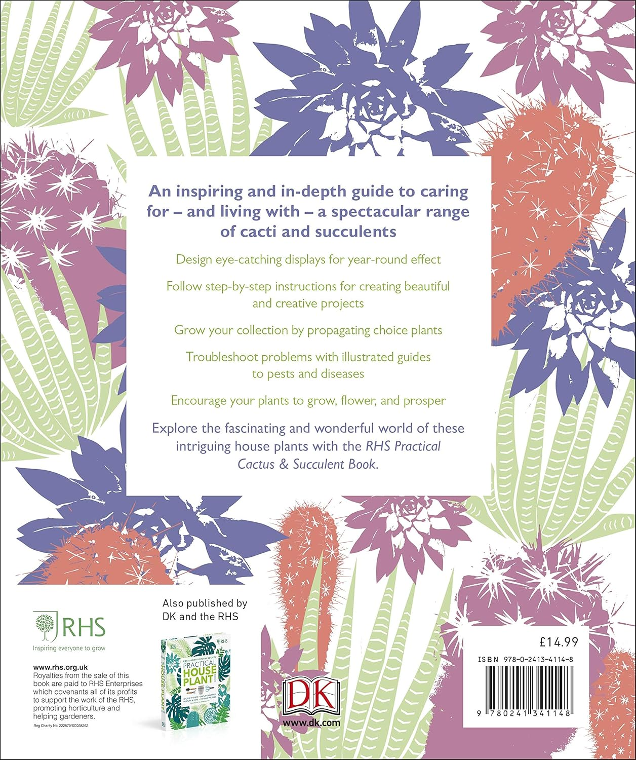 RHS Practical Cactus and Succulent Book: How to Choose, Nurture, and Display More than 200 Cacti and Succulents image number 6