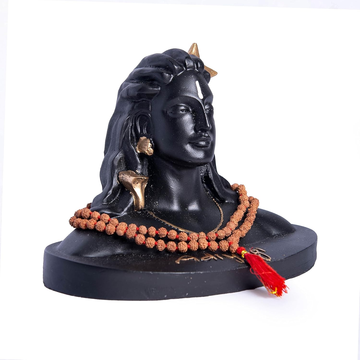 Wc_Adiyogi Statue| Lord Shiva Idol for Car Dashboard | Mahadev Idol Shiv Murti Shankara Pooja & Gift Showcase Decoration Items for Home Decor, Temple Puja Adiyogi Statue for Car image number 1
