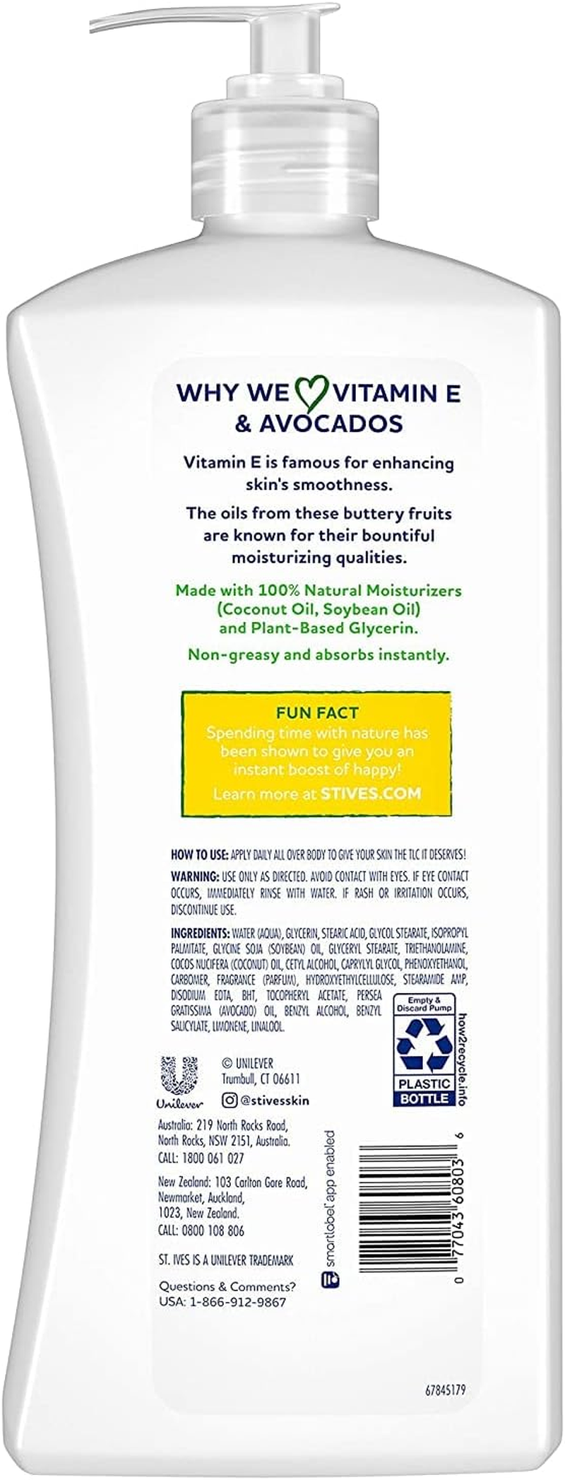 St Ives Body Lotion 21 Ounce Daily Hydrating (621Ml) (2 Pack) image number 3