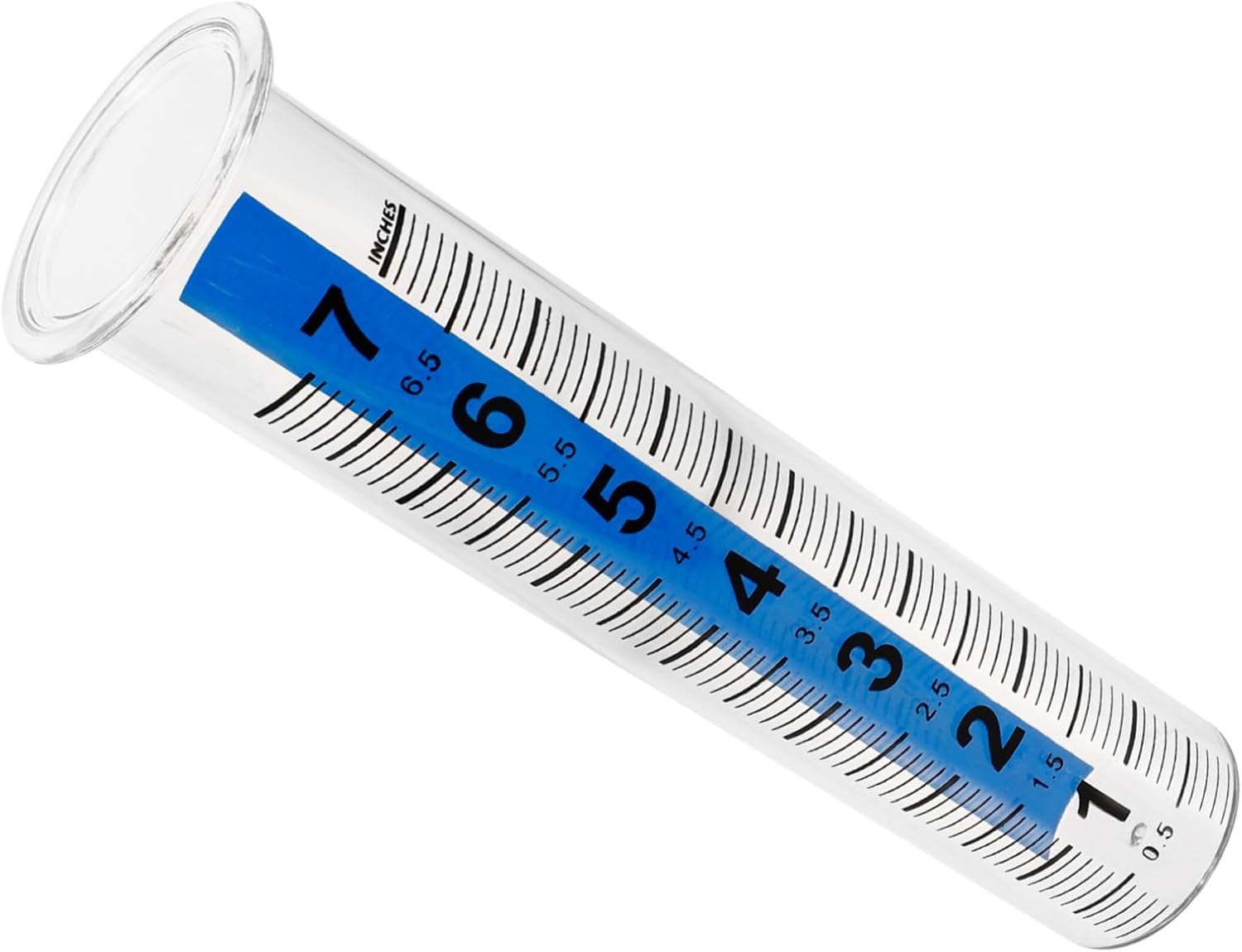 POPETPOP Transparent Plastic Rain Gauge with Design Easy-Read Outdoor Rain Measuring Tool for Garden Lawn and Farming Practical Rainfall Collector for Accurate Precipitation Measurement image number 5