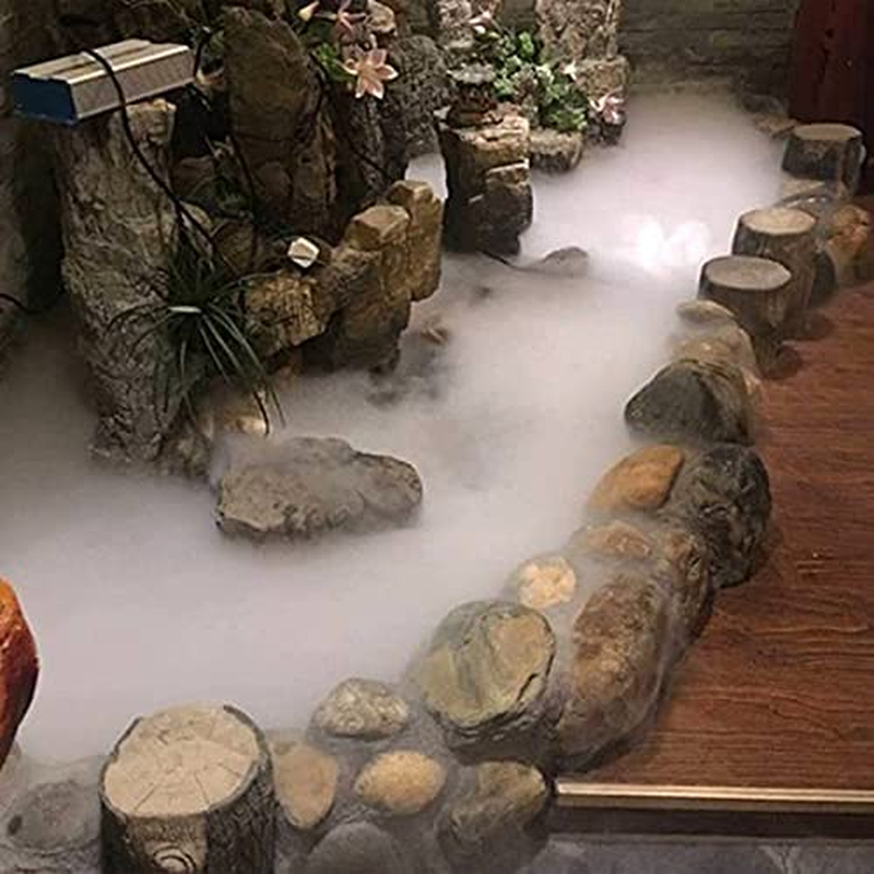 12 Heads Mist Maker Ultrasonic Mist Fogger Air Humidifier Water Fountain Fog Maker Machine Stainless Steel Fogger image number 2