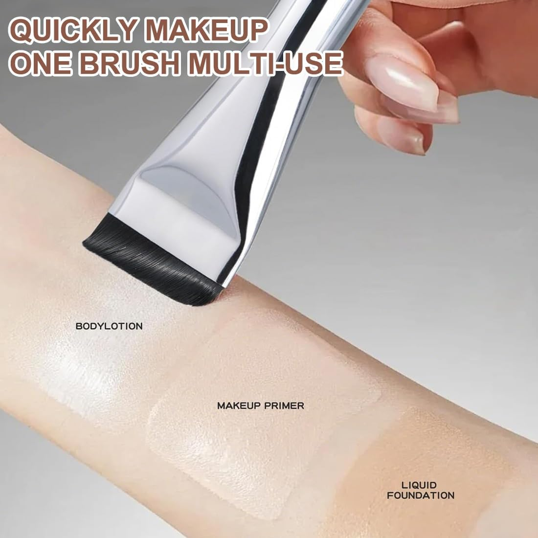 GGUFAY 2 Pieces Foundation Brushes Makeup Concealer Brush Women Liquid Foundation Powder Brush Makeup Brush Women Girls Beauty Gift image number 1