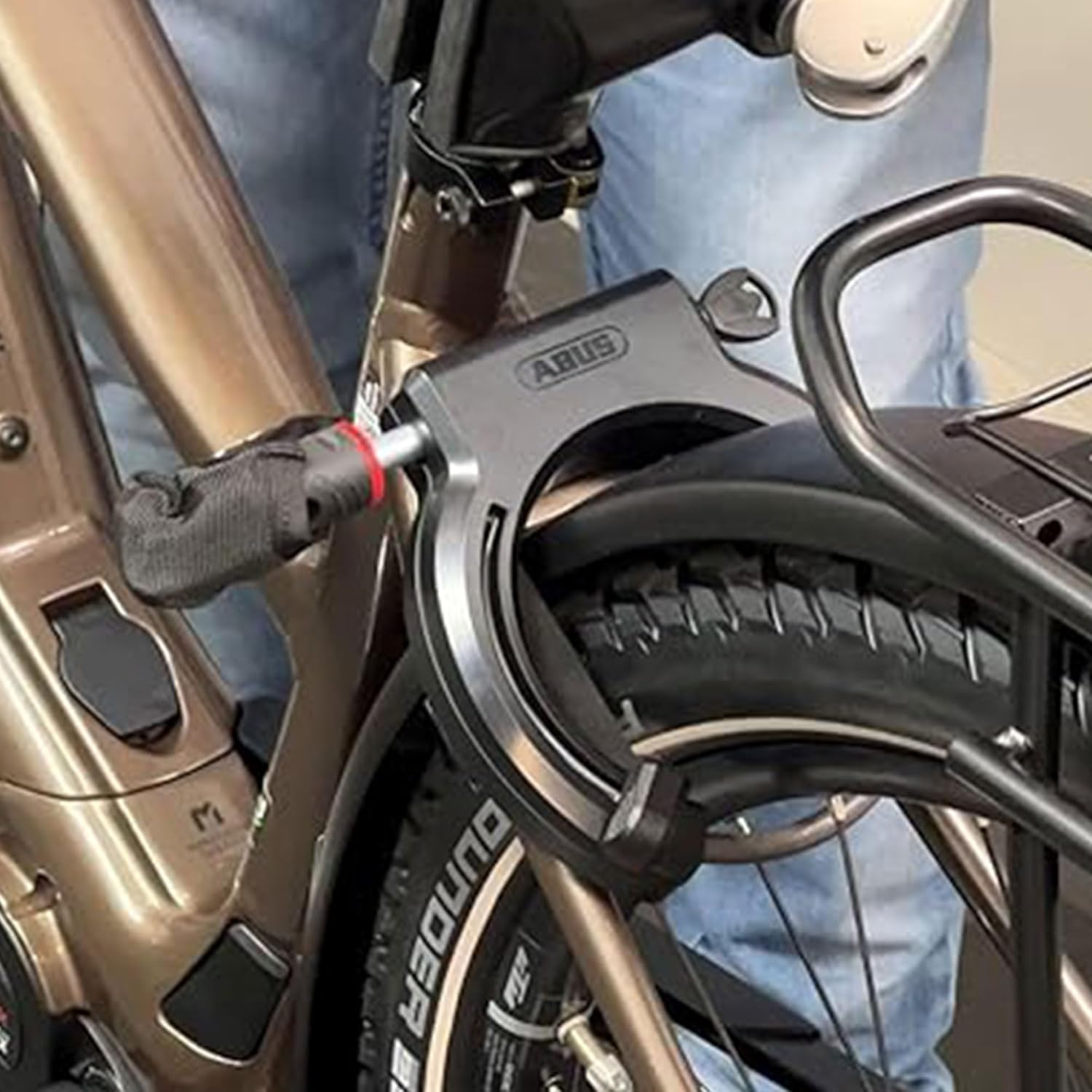 ABUS Frame Lock 6950M Xplus Granite - for All Standard Bicycle Frames - Universal Adjustable - Immobiliser for Bicycles - Variant No image number 2