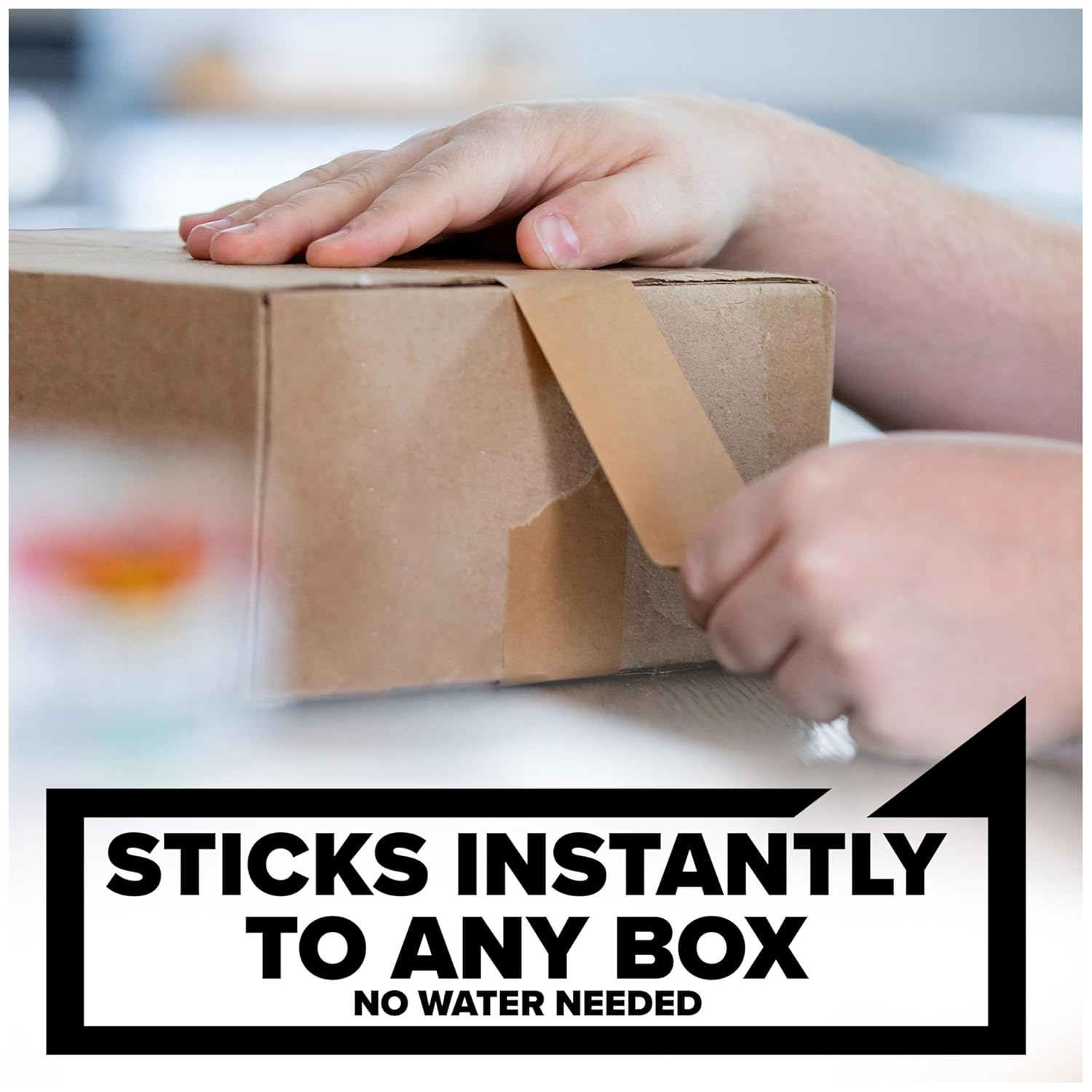 Scotch Box Lock Paper Packaging Tape, 8 Rolls, 1.88 in X 900 In, Durable Holding Power, Strong Secure Seal, Curbside Recyclable (7850-23-8GC)