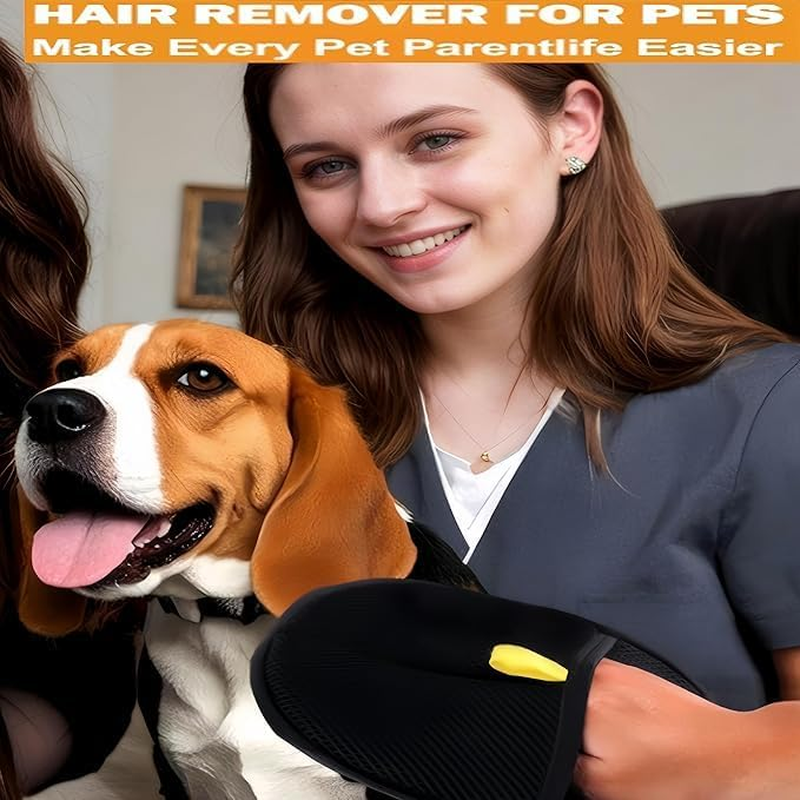 JIGCEN Pet Hair Remover for Washing Deshedding Cleaning Tools, Cat Grooming Dog Bath Brush Accessories, Versatile Grooming Gloves image number 2