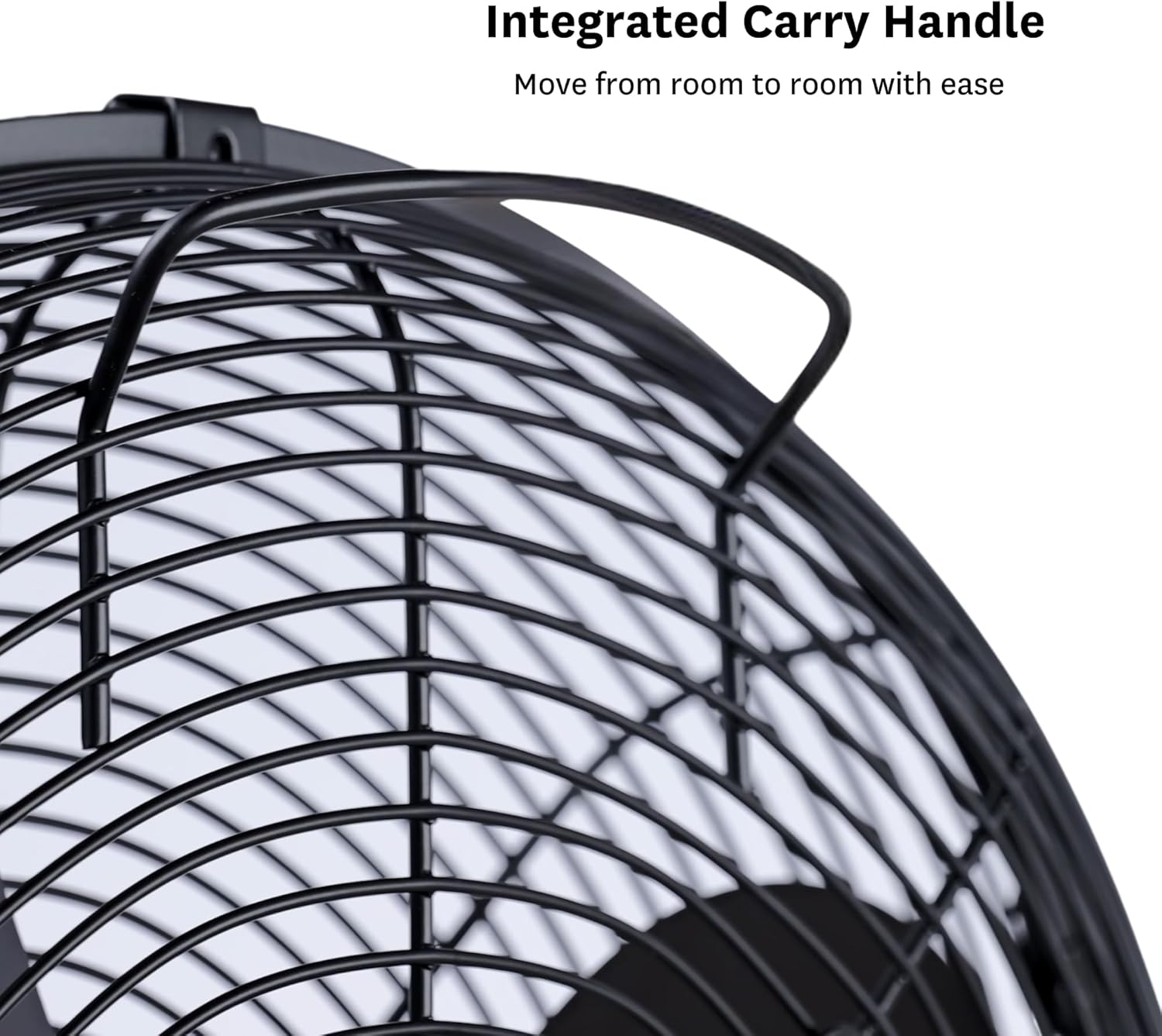 Goldair 30Cm Metal Desk Fan with 3 Speed Settings, Tilt-Adjustable, Matte Black image number 5