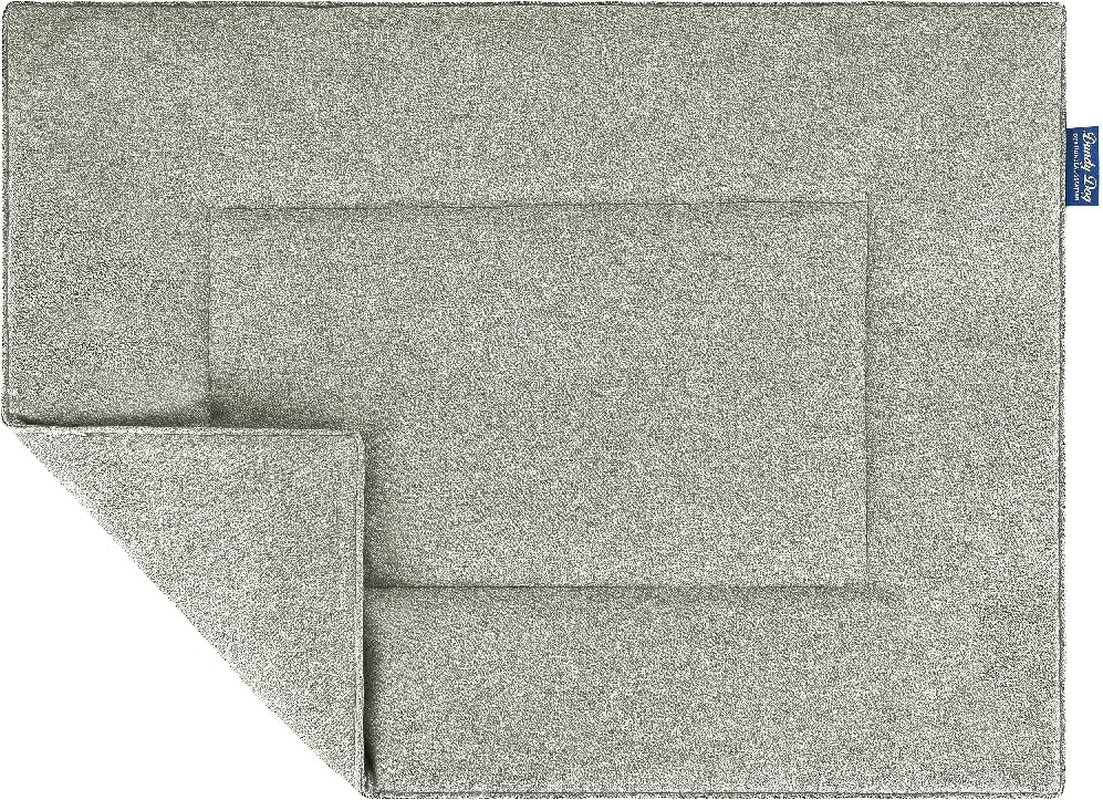 Dandy Dog Dog Blanket Felt Light Grey Washable Cuddly Robust Felt Look Made in Germany Size M image number 2