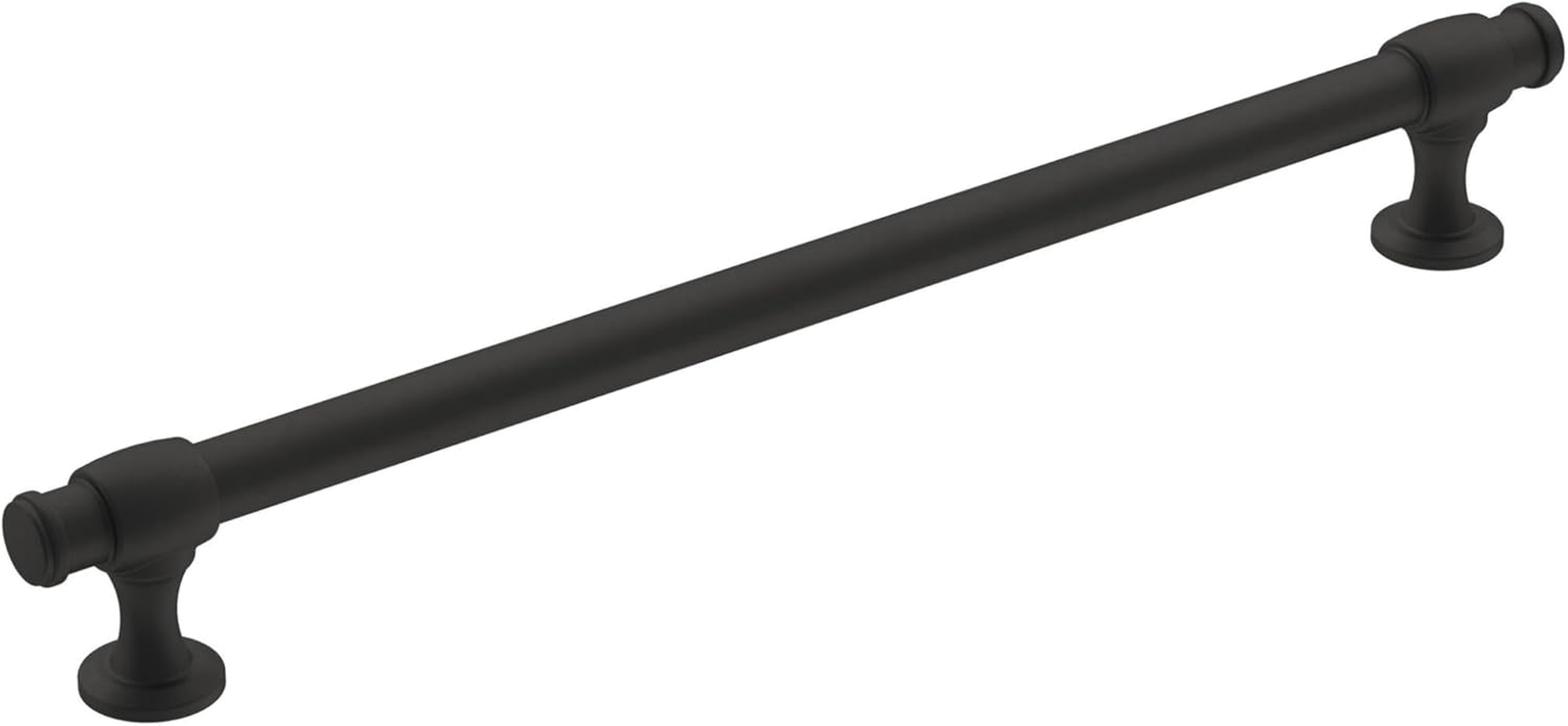Amerock | Cabinet Pull | Matte Black | 8-13/16 Inch (224 Mm) Center-To-Center | Winsome | 1 Pack | Drawer Pull | Cabinet Handle | Cabinet Hardware image number 3