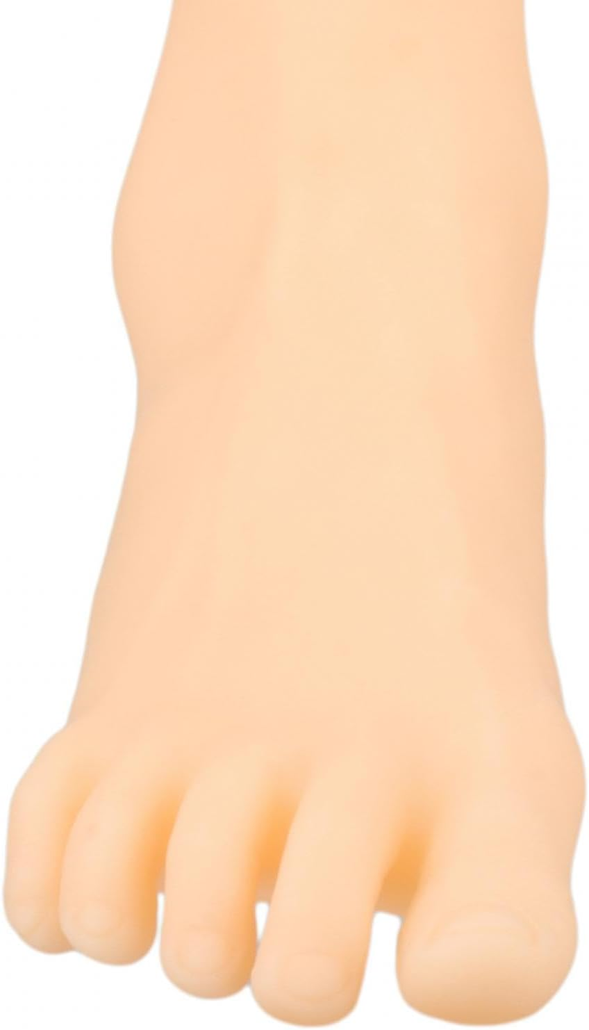 Eigell Foot Model, Women Mannequin Foot Display, Simulation Ankle Bracelet Shoes Sock Display for Shoes Socks Toe Rings Chains, Right Style A image number 1