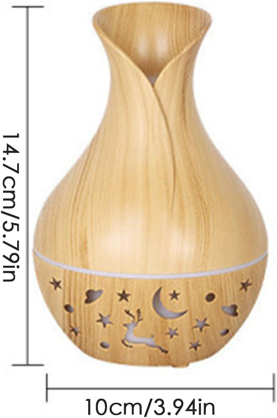 Aromatherapy Diffuser - 200 Ml Aromatherapy Diffuser with Colorful LED Lighting | Upgrade Aroma Diffuser for Large Rooms | Fog Diffusers image number 3