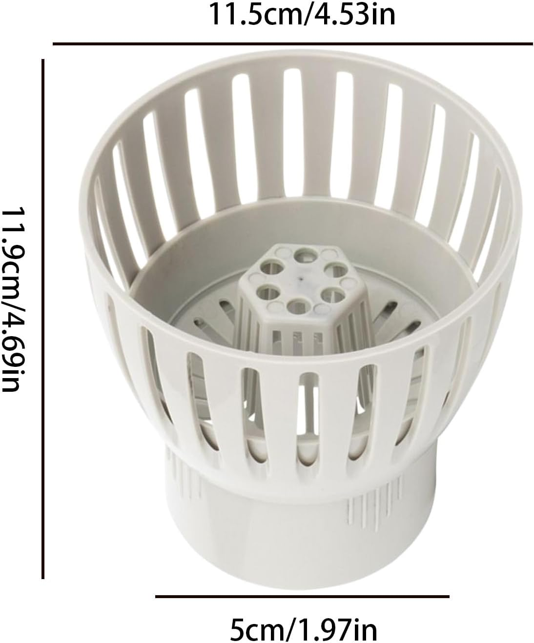 G&eacute;n&eacute;rique Pool Skimmer Basket, Pond and Pool Debris Filter 50Mm Outdoor Cleaning Tool for Garden Villa Park Landscape image number 1