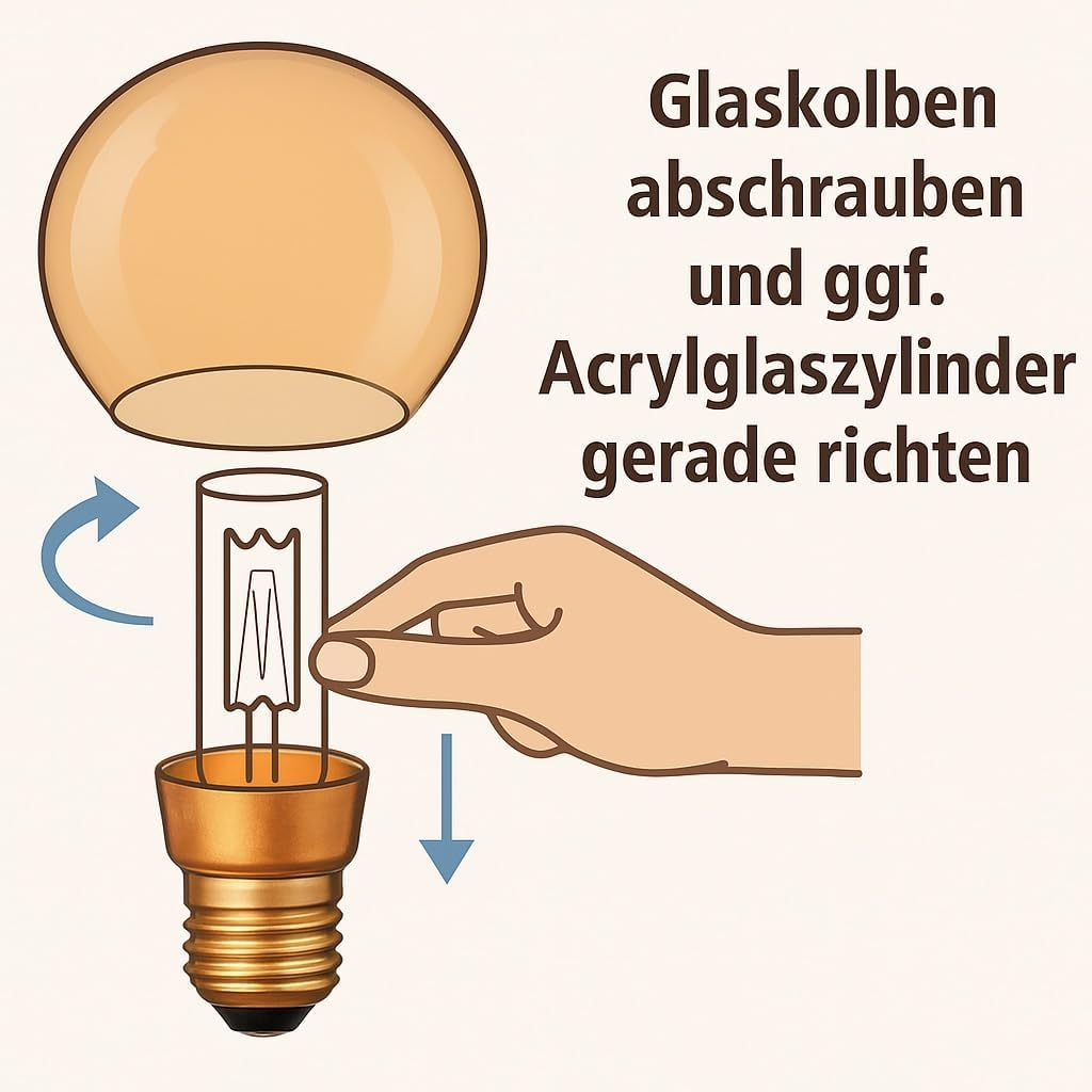 Greenandco Vintage Style Edison Decorative LED Bulb | 1800K Extra Warm White | 320&deg; | 230V | No Flicker | E27 ST64 | Gold | 4W 200Lm | Non-Dimmable