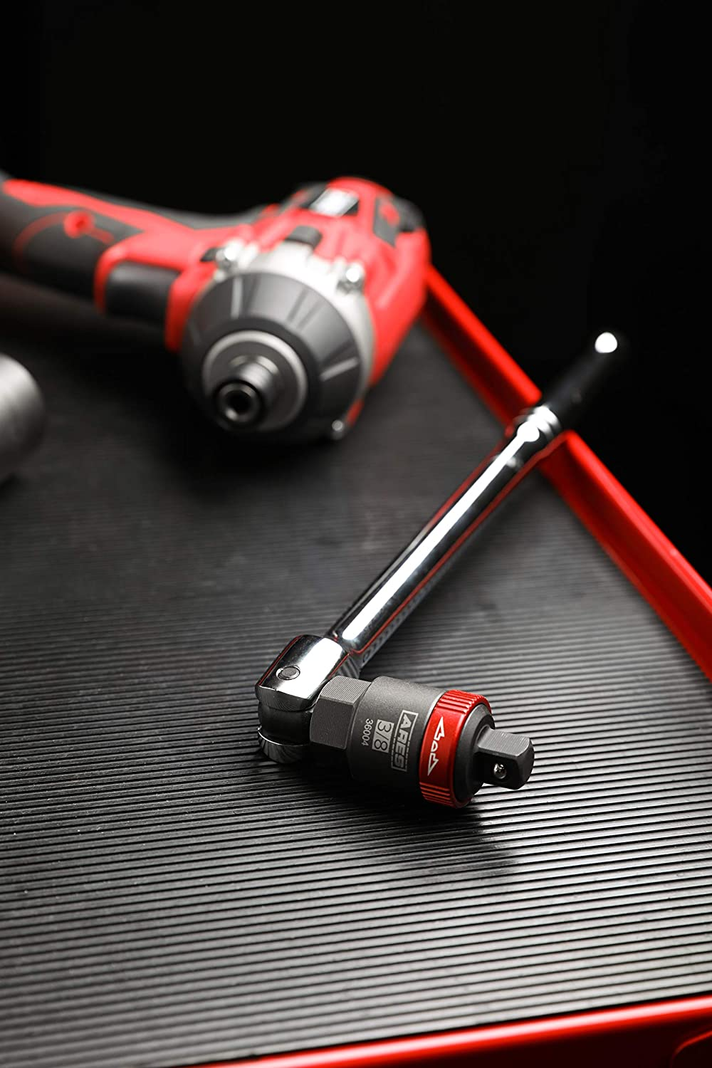 ARES 36004-3/8-Inch Drive Ratcheting Breaker Bar Adapter - Converts Breaker Bar or Sliding T-Handle into Ratchet - Reversible Ratcheting Mechanism with Anodized Switch Collar image number 5