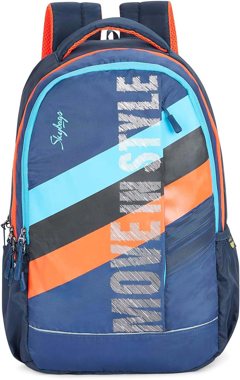 Skybags STRIDER PRO 02 LAPTOP BACKPACK (H) BLUE, Blue, One Size, Classic