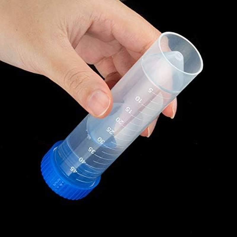50Ml Plastic Centrifuge Tubes with Screw Cap, Science Plastic Centrifuge Tubes Skirted Conical Bottom 25 Pack Self-Standing Plastic 50Ml Test Tube Polypropylene Conical Tubes with Cap (50PCS) image number 4